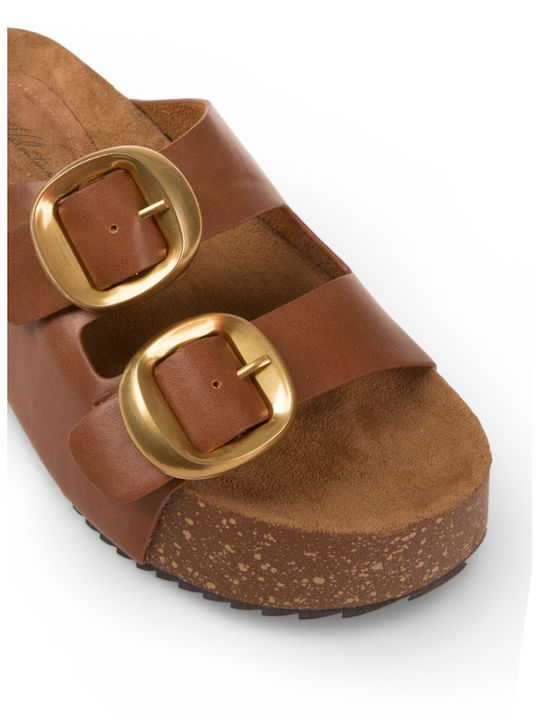 Dament Sandalen Flatforms Braune