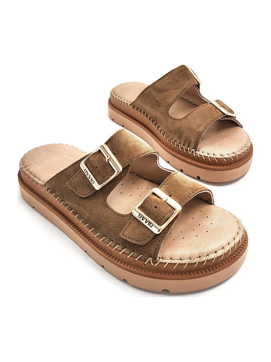 Leather Women's Anatomic Brown Sandals