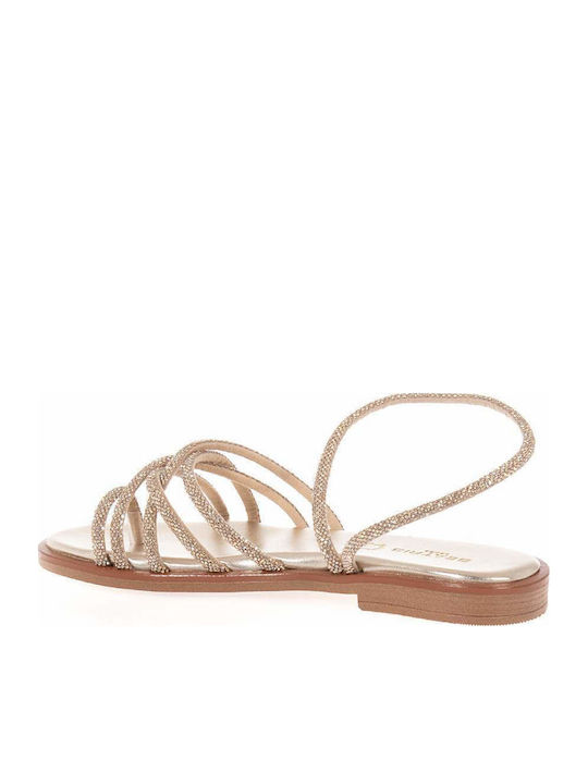 Beatris Gold Sandals