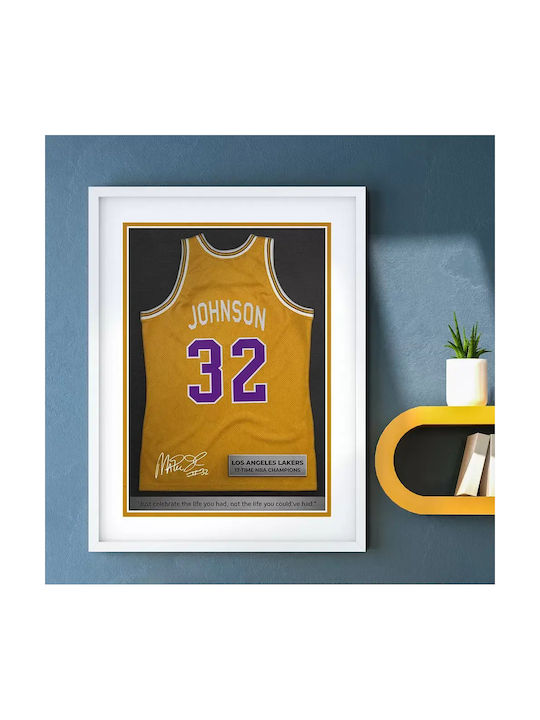 Poster NBA Boston Celtics JB SNK048 40cm X 50cm Premium Black Wooden Frame