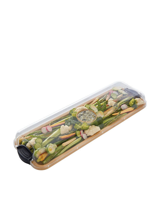 Kitchen Craft Плато За Сервиране На Сирена Пластмасово 17x56см
