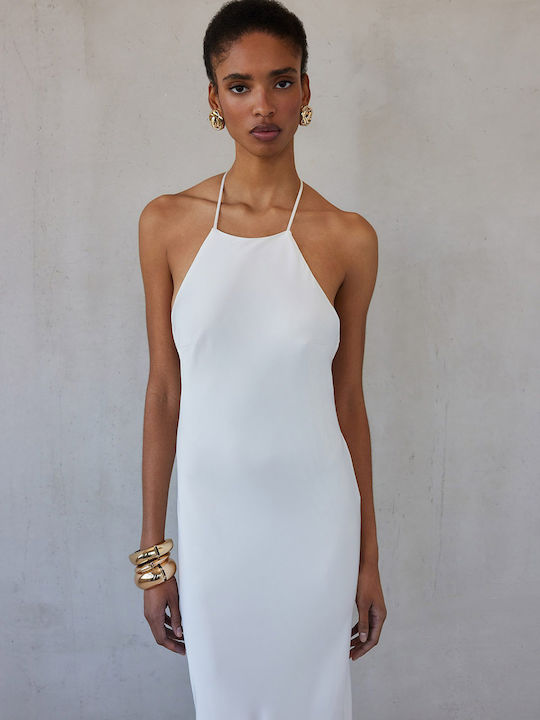 Summer Maxi Evening Dress White