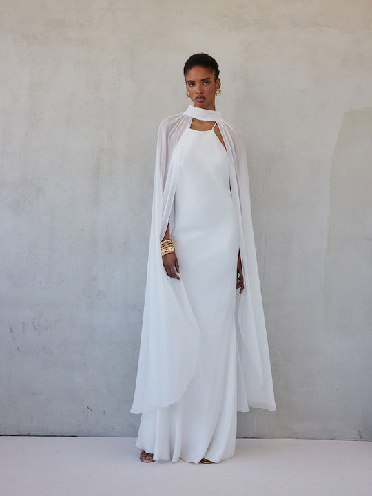 Summer Maxi Evening Dress White