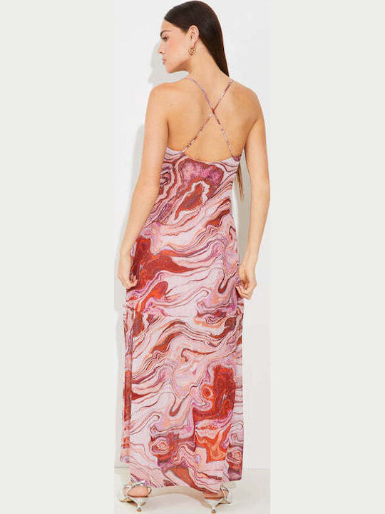 Sommer Maxi Damenkleid Rosa