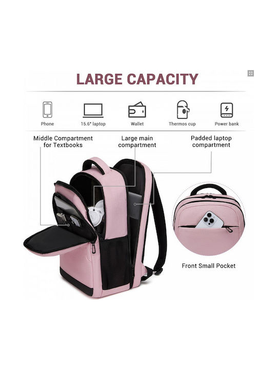 Miss Lulu Backpack Ροζ