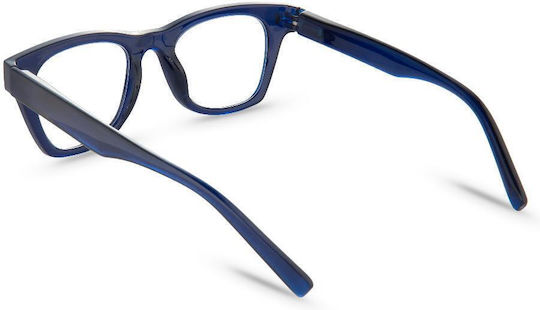 Nordic Vision Damen Lesebrillen +2.00 in Hellblau Farbe