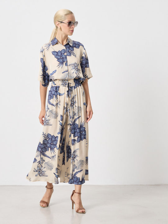 Damen Set mit Blumenhosen