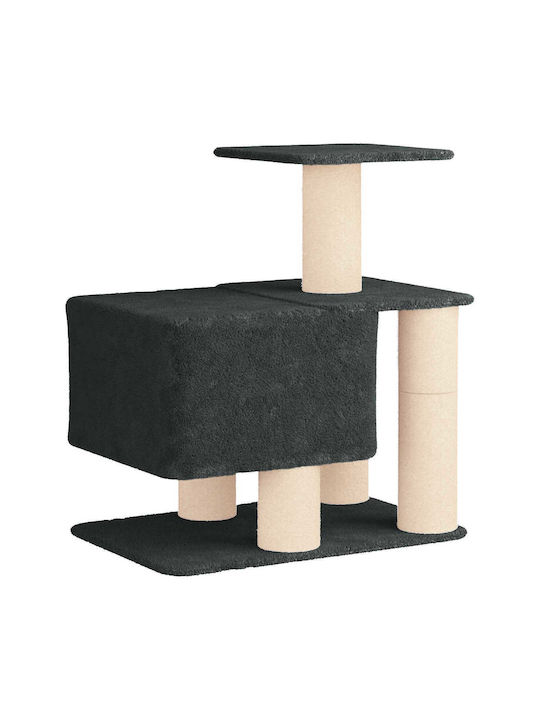 vidaXL Scratching Post Cat Tree Gray 93x74x96cm