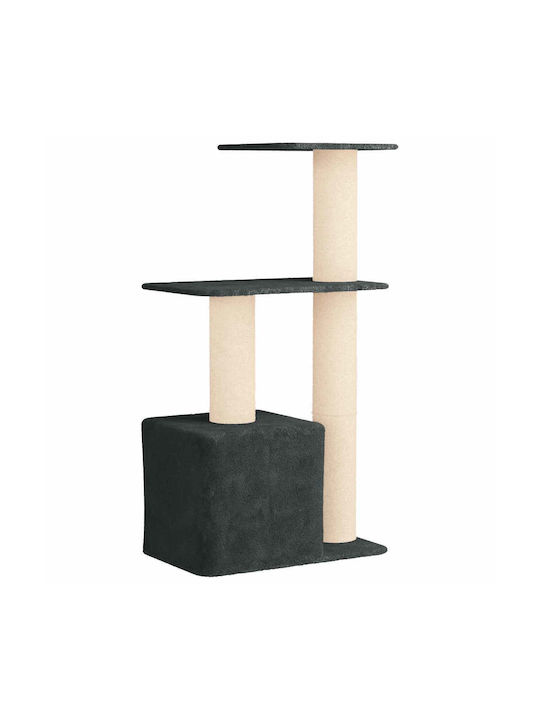 vidaXL Scratching Post Cat Tree Gray 69x43x133 cm