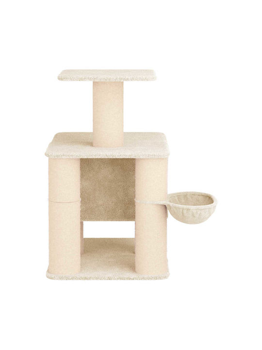 vidaXL Onychodromiu Copac Pentru Pisici Bej 93x74x96 cm