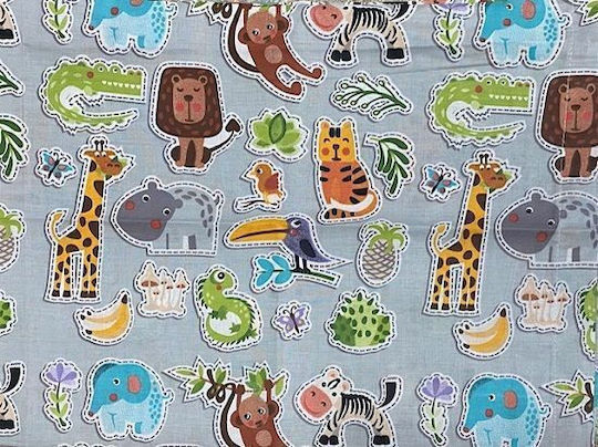 Hatzitex Zoo Kinderbettlaken Baumwolle Set 2 Stück