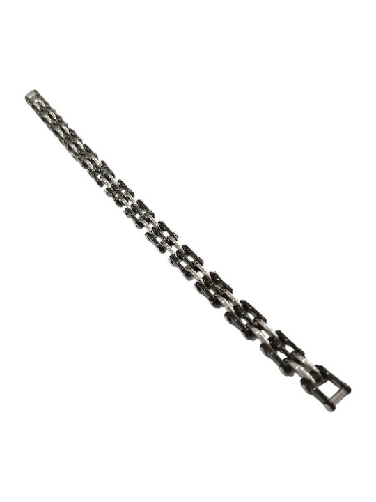 Visetti Men's Handcuff Bracelet Made of Steel 23cm