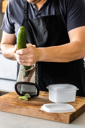Kitchen Craft Τρίφτης για Φρούτα & Λαχανικά με Δοχείο