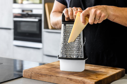 Kitchen Craft Τρίφτης για Φρούτα & Λαχανικά με Δοχείο