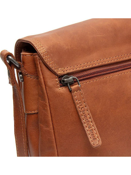 Leather Women's Shoulder Bag Tabac Brown