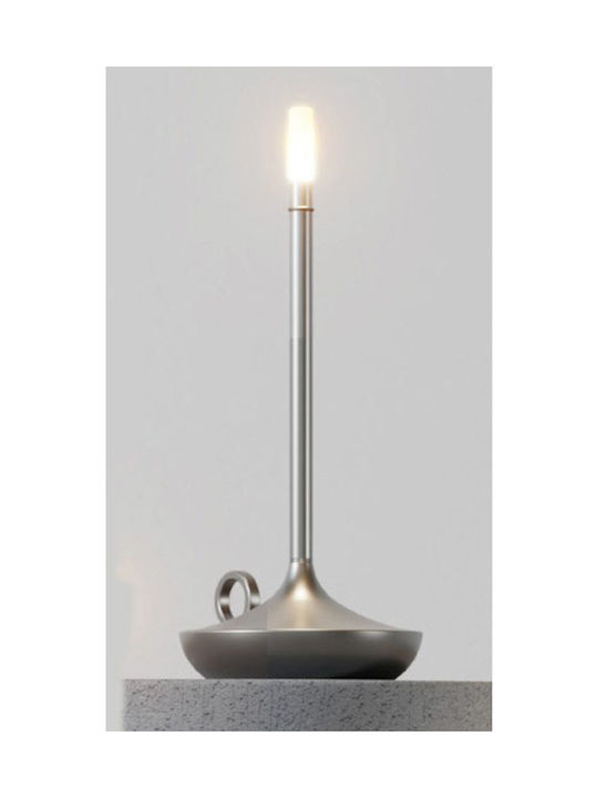 Inlight Dekoratives Tischlicht LED Einstellbares Weiß 11x11x26cm 3067-SILBER