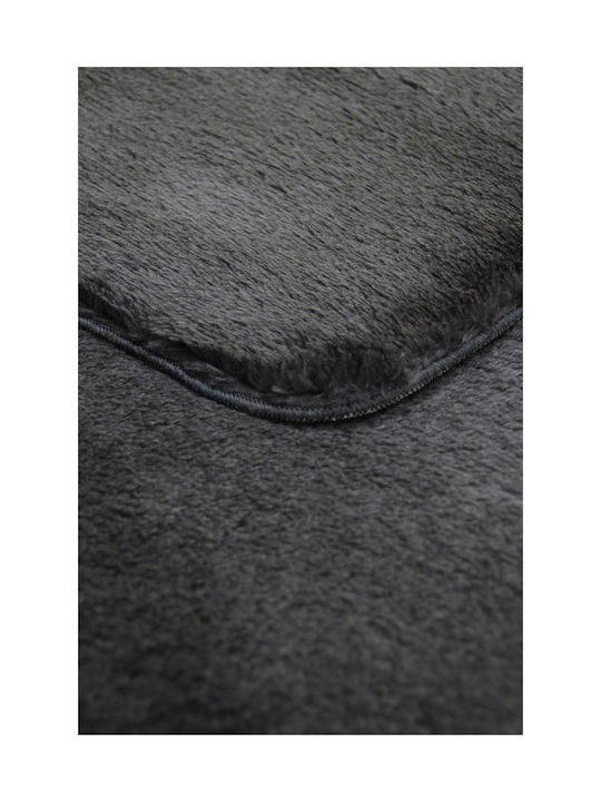 SteweHome Non-Slip Gray Runner Rug 80x290cm