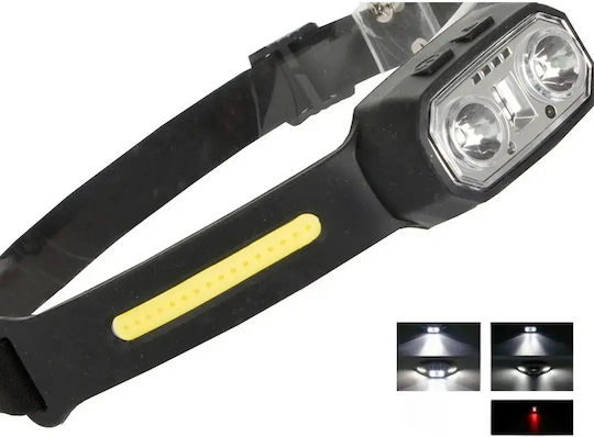 Verk Group Rechargeable LED Head Flashlight IPX6