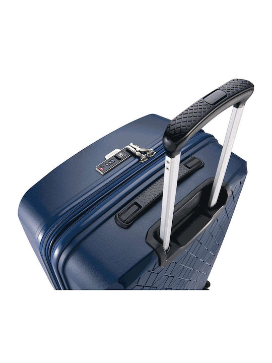 Verage Large Verage Suitcase Blue Height 78cm