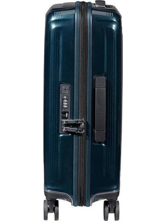 Samsonite Spinner Cabin Hard Suitcase Dark Blue Height 55cm
