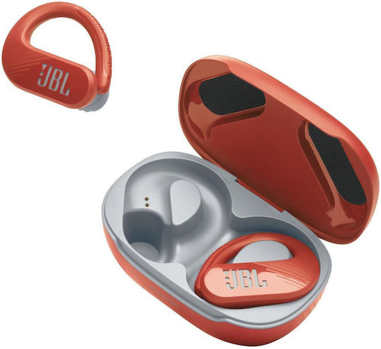 JBL Endurance Peak 3 In-ear Bluetooth Handsfree Căști cu Rezistență la Transpirație și Husă de Încărcare Portocalie