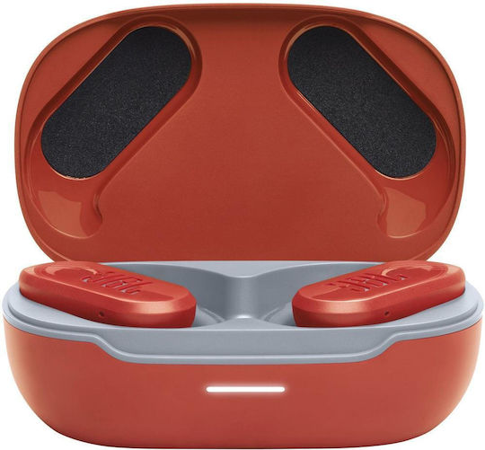 JBL Endurance Peak 3 In-ear Bluetooth Handsfree Căști cu Rezistență la Transpirație și Husă de Încărcare Portocalie