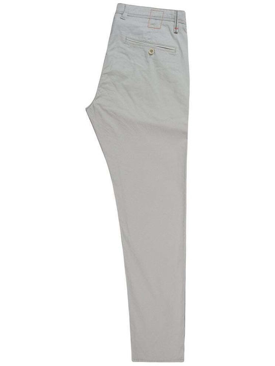 Elastic Grey Chino Trousers