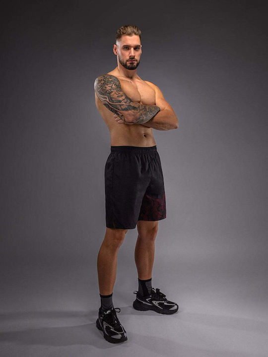 Sport Herren Shorts Schwarz/Rot