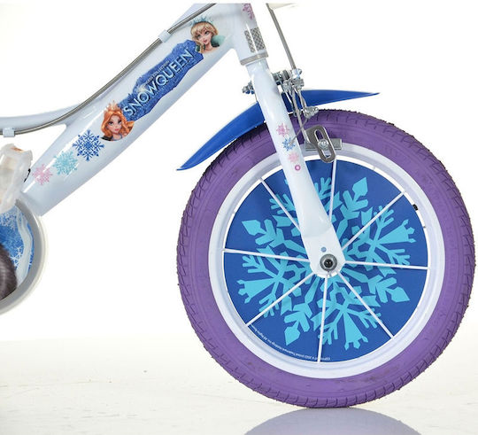 Dino Bikes Queen 14" Παιδικό Ποδήλατo BMX Πολύχρωμο