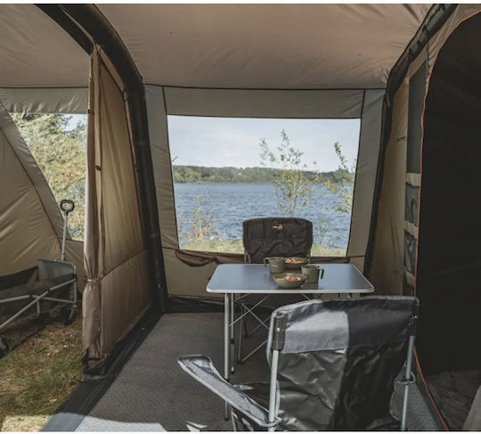 Easy Camp Kullen 6 Air Camping Tent Brown 3 Seasons for 6 People 600x380x200cm