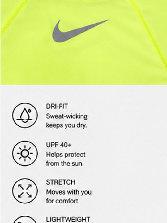 Nike Hydroguard Детски Костюм За Баня Блуза Жълта