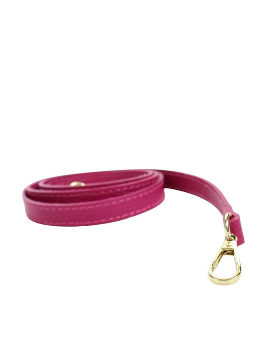 Leather Women's Tote Handbag Fuchsia
