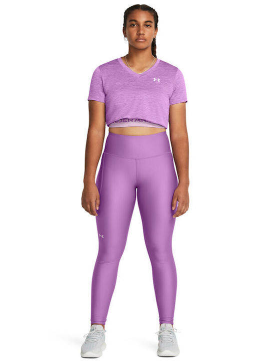 Training Damen Lang Leggings Formendefinition Lila