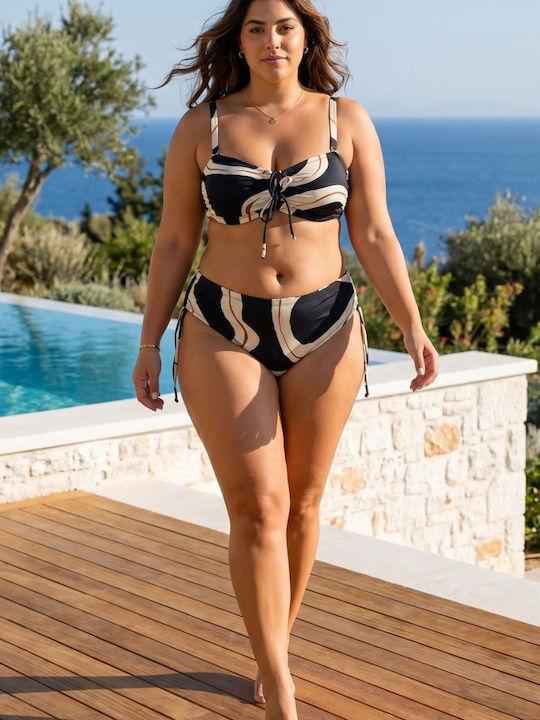 D0557 Bikini Set with Light Padding Black