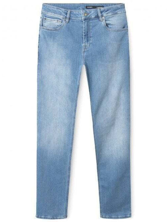 Men's Jeans Pants with Slim Fit Light Blue