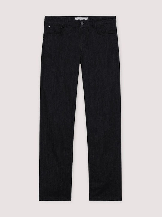 Herren Jeanshosen Elastisches Rinse Blau Leicht Denim
