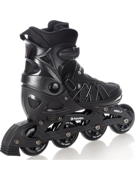 Raven Expert Inline Αυξομειούμενα Rollers Μαύρα Ενηλίκων