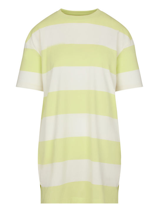 Hunkemöller Sommerliches Damen-Nachthemd Grün Stripe