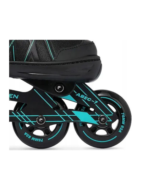 Raven Expert Inline Αυξομειούμενα Rollers Τιρκουάζ Ενηλίκων