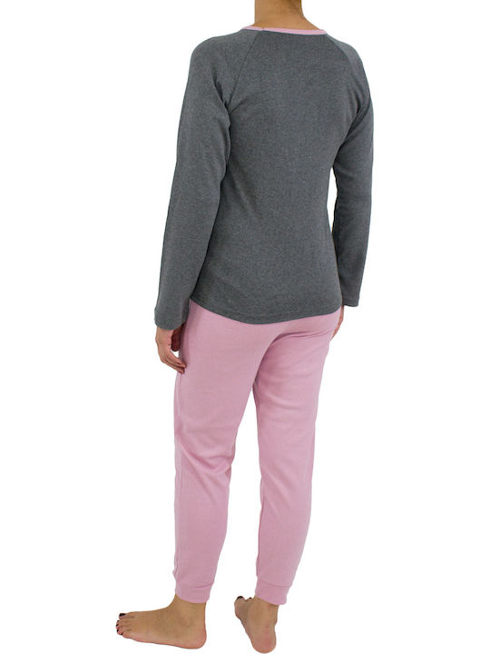 Fawn Summer Women's Pyjama Set Gray