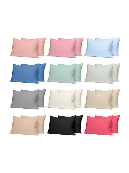 Sunshine Super-Double Bed Sheets Set 235x270cm Red 4 Pieces