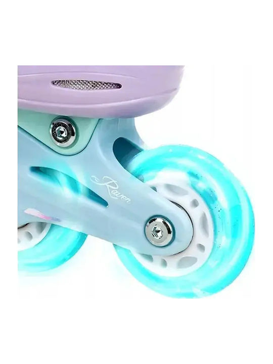 Raven Isla Inline Αυξομειούμενα Rollers Μωβ Παιδικά