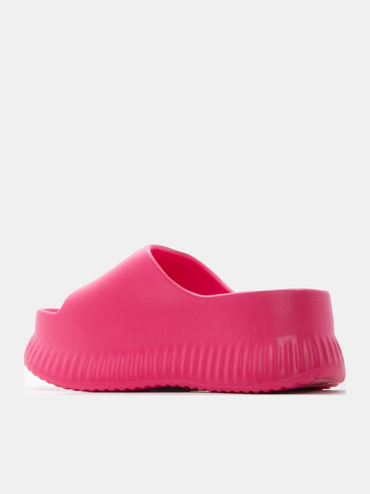 Damen Zehentrenner Mit Plattformen In Fuchsie Farbe