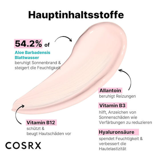Cosrx 54.2 Aqua Tone-Up Αντηλιακή Κρέμα Προσώπου SPF50+ 50ml