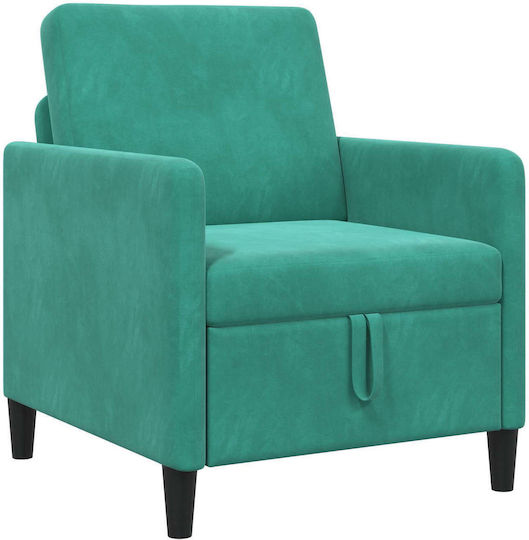 Turquoise Armchair 72x78x87cm