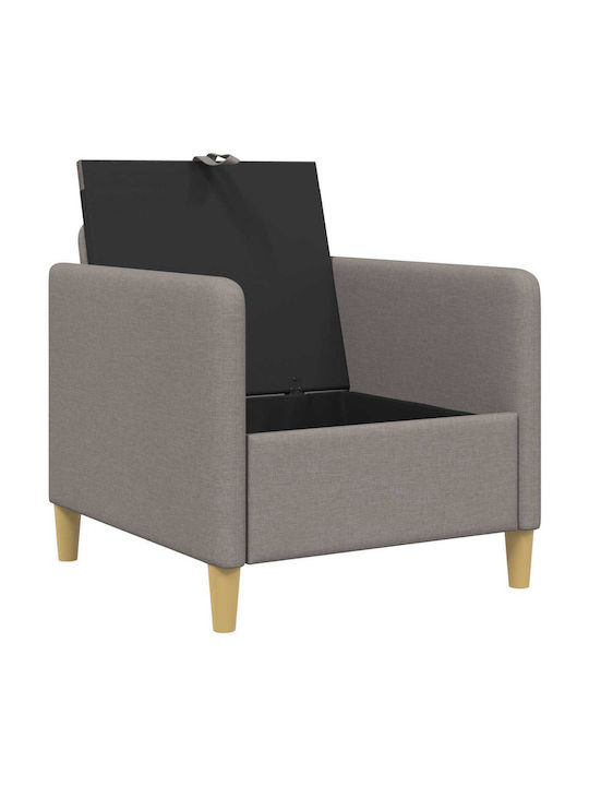 Πολυθρόνα Taupe 72x78x87cm