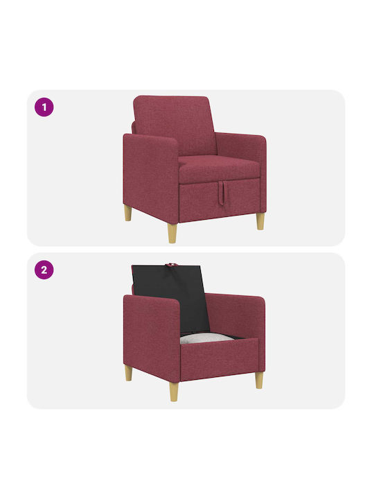 Red Armchair 72x78x87cm