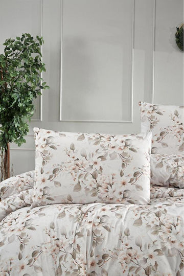 SteweHome Cotton Duvet Cover Set 200x220cm Double With 2 Pillowcases Multicolour