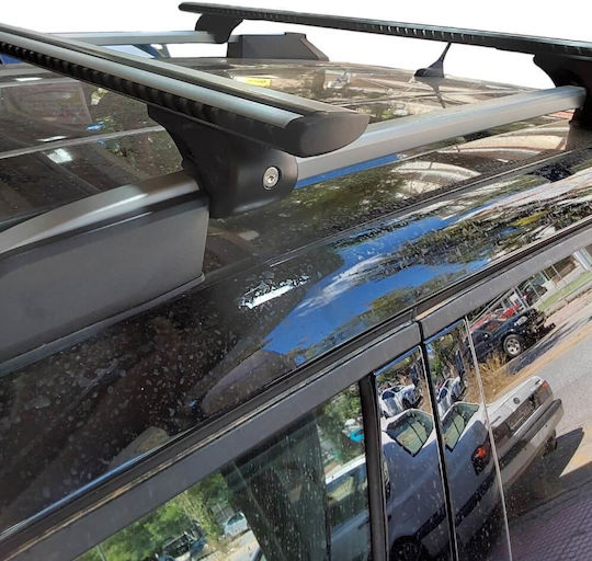 Nordrive Aluminum Car Roof Bars for Fiat Panda 2025+ Set with Roof Rack Legs MP.FIATGRANDEPANDA.01