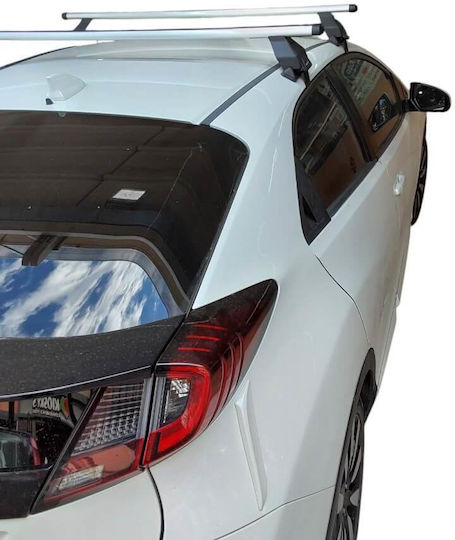 Menabo Aluminum Car Roof Bars for Honda Civic 2011-2015 Set with Roof Rack Legs MP.HCIVIC.11